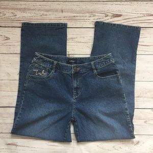 -Sonoma- Blue Jean Ankle Cropped Pants